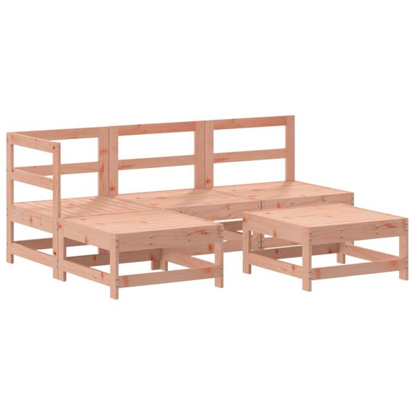vidaXL Set Salotto da Giardino 5 pz in Legno Massello di Douglas