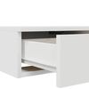 vidaXL Cassetti per letto con cassetto Bianco 160 x 36,5 x 16,5 cm