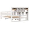 vidaXL Letto Libreria senza Materasso Bianco 140x190 cm Legno di Pino