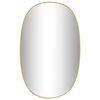 vidaXL Specchio da Parete Dorato 70x45 cm