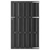 vidaXL Cancello da Giardino in WPC 100x180 cm Grigio