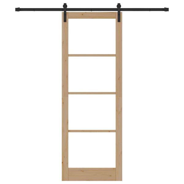 vidaXL Porta scorrevole ORKDAL Naturale 83 x 232 cm