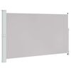 vidaXL Tenda Laterale Retrattile per Patio 180x314 cm Grigia