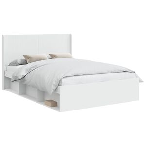 vidaXL Struttura del letto con stoccaggio e testata 3 pcs