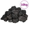 vidaXL Rocce Vulcaniche 10 kg Nere 3-5 cm