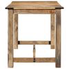 vidaXL Tavolo da Pranzo 140x70x75 cm in Legno Massello di Mango