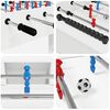 vidaXL Tavolo da Foosball Bianco 125 x 60,5 x 80 cm Legno multistrato