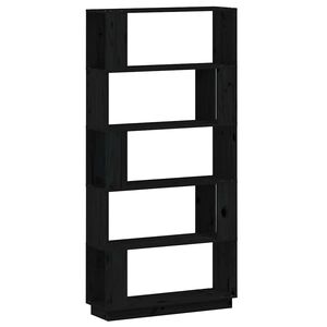 vidaXL Libreria/Divisorio Bianco 80x25x163,5 cm Legno Massello