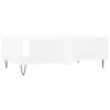 vidaXL Tavolino da Salotto Bianco 104x60x35 cm in Legno Multistrato