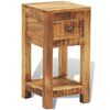 vidaXL Comodino con 1 Cassetto in Legno Massello di Mango