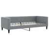 vidaXL Divano Letto Estraibile Cassetti Grigio Chiaro 100x200 Tessuto