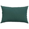 vidaXL Cuscini da Divano 2 pcs Verde Scuro 60 x 40 cm Tessuto