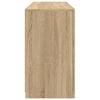 vidaXL Credenza con Luci LED Rovere Sonoma 123x37x67 cm