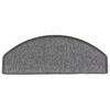 vidaXL Tappetini per scale 10 pz 65x24x4 cm Grigio scuro Semicircolari Grandi