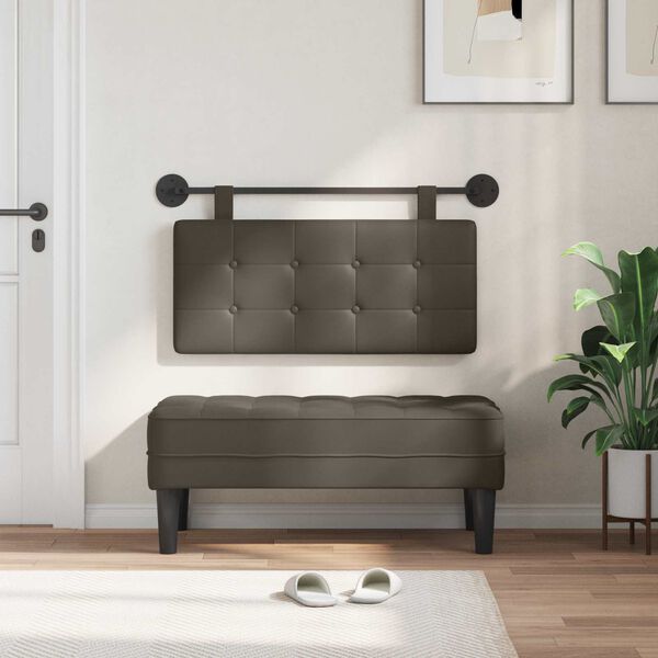 vidaXL Testata appesa Montaggio a parete Pelle Sintetica