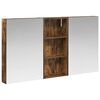 vidaXL Set di Armadi da Bagno 3 pz 110 x 10,5 x 60,5 cm