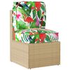 vidaXL Set di Cuscini per Pallet Floreale 2 pcs Giungla Tropicale