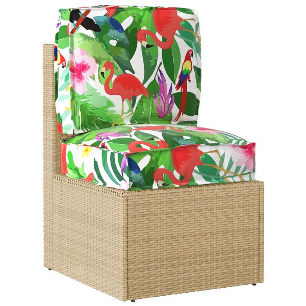 vidaXL Set di Cuscini per Pallet Floreale 2 pcs Giungla Tropicale