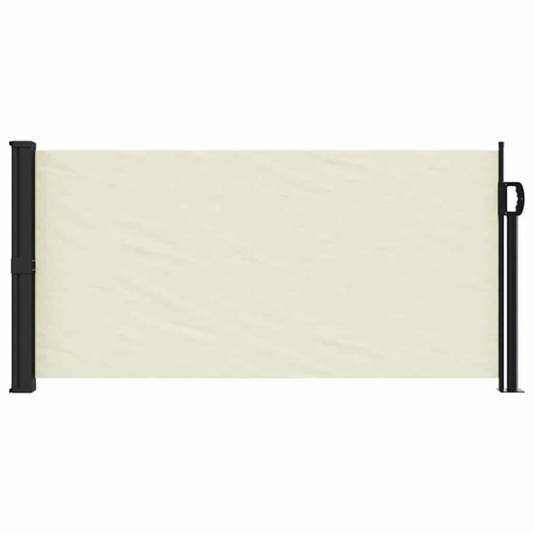 vidaXL Tenda da Sole Laterale Retrattile Crema 100x300 cm
