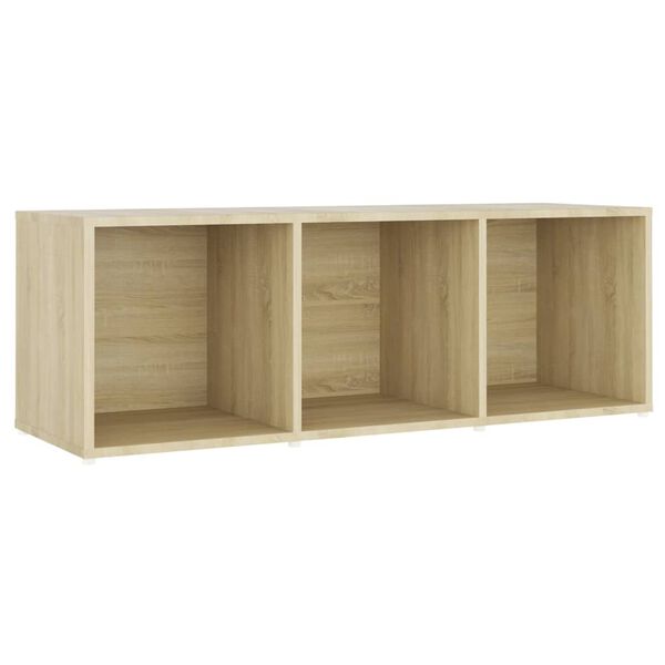vidaXL Mobili TV 2 pz Rovere Sonoma 107x35x37 cm in Legno Multistrato