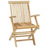 vidaXL Set da Pranzo per Esterni 5 pz in Legno Massello di Teak