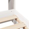 vidaXL Giroletto senza Materasso Bianco 140x200 cm Legno Massello Pino