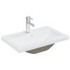 vidaXL Mobile con Lavabo Integrato Bianco in Legno Multistrato