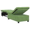 vidaXL Divano letto Verde chiaro 194 x 67 x 82 cm Velluto
