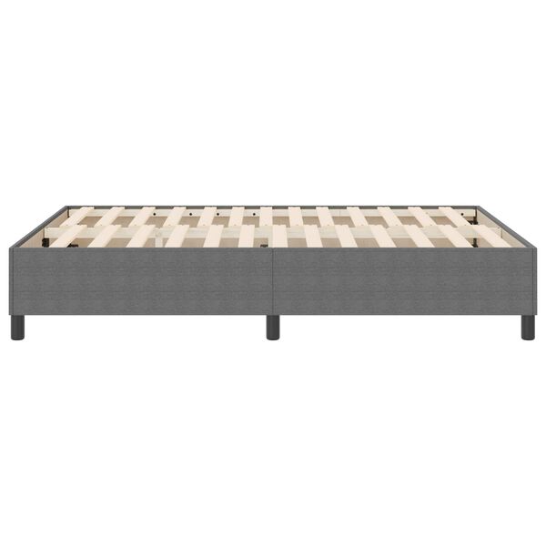 vidaXL Struttura letto piattaforma Grigio chiaro 140 x 190 cm Tessuto