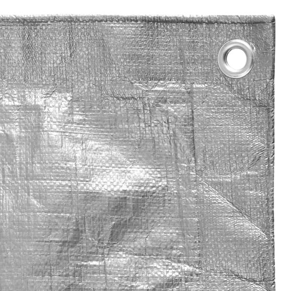 vidaXL Telone 180 g/m&sup2; 3x5 m Grigio HDPE