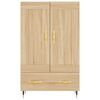 vidaXL Credenza Rovere Sonoma 69,5x31x115 cm in Legno Multistrato