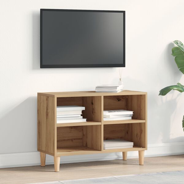 vidaXL Mobile TV Marrone 69.5 x 30 x 50 cm Legno multistrato
