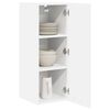 vidaXL Armadio pensile 2 pcs Bianco 30 x 31 x 80 cm Legno multistrato