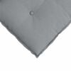 vidaXL Cuscino per Schiena Grigio chiaro 100 x 19 x 50 cm Tessuto