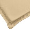 vidaXL Cuscini Sedia Schiena Alta 4 Beige Mélange 120x50x4 Tessuto