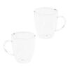 HI Set Bicchieri per Cappuccino 2 pz 270 ml Trasparente