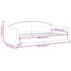 vidaXL Letto da Giorno Grigio Scuro 100x200 cm in Tessuto