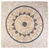 vidaXL Piastrelle Mosaic con Motivo Girasole Multicolore 120 x 120 cm