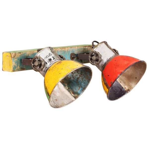 vidaXL Lampada da Parete Industriale Multicolore 45x25 cm E27