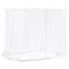 vidaXL Rete per zanzare per gazebo 220 a maglia 220 mesh Bianco
