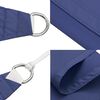 vidaXL Parasole a Vela Oxford Rettangolare 3,5x4,5 m Blu