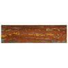 vidaXL Piano Tavolo 110x40x2,5 cm Rettangolare in Massello di Recupero