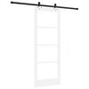 vidaXL Porta scorrevole ORKDAL Bianco e Nero 78 x 202 cm