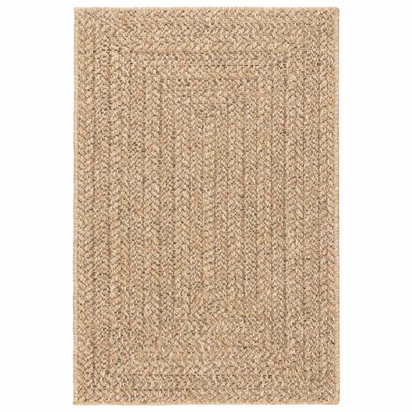 vidaXL Tappeto ZIZUR Beige 140x200 cm Aspetto Iuta Interni ed Esterni