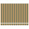vidaXL Tenda Retrattile Verde e giallo 300 x 250 cm Tessuto e acciaio