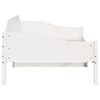 vidaXL Letto senza Materasso Bianco 90x190 cm in Legno Massello Pino