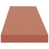 vidaXL Scaffale da parete Rosso 120 x 23,5 x 4 cm Legno multistrato