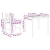 vidaXL Set da Pranzo per Giardino 5 pcs Marrone