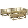vidaXL Set Divani da Giardino 7 pz in Legno Impregnato di Pino