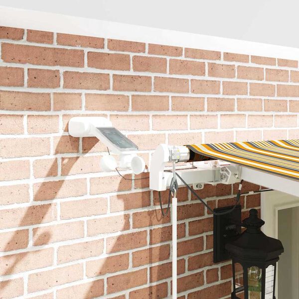 vidaXL Tenda Retrattile Multicolore 600 &times; 350 cm Poliestere e Metallo